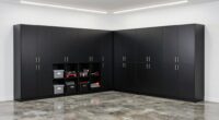 garage corner cabinet sets