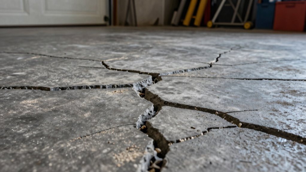 garage crack repair instructions