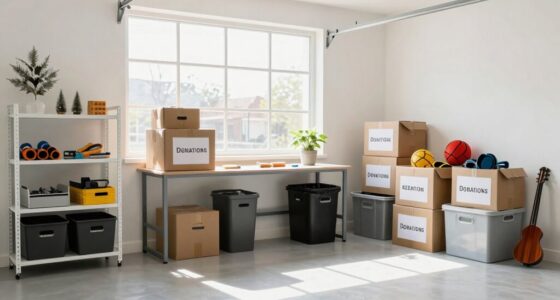 garage decluttering and organization