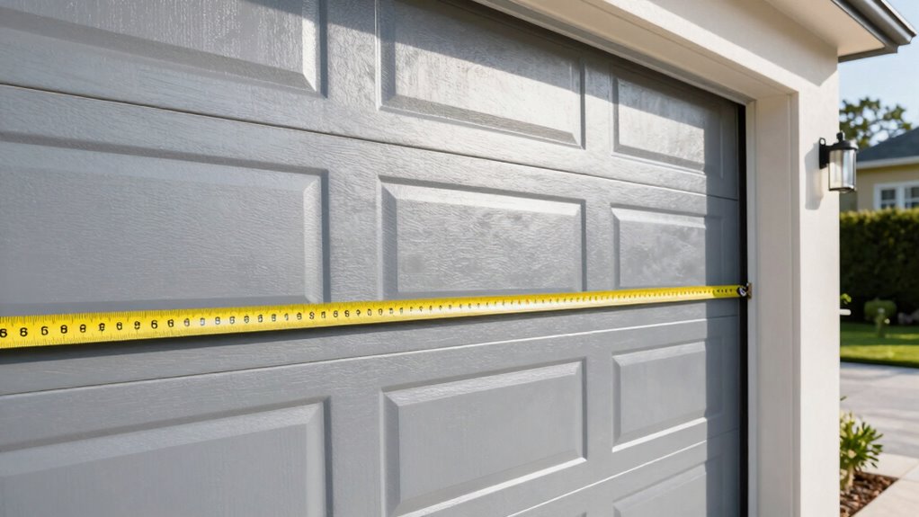 garage door height requirements