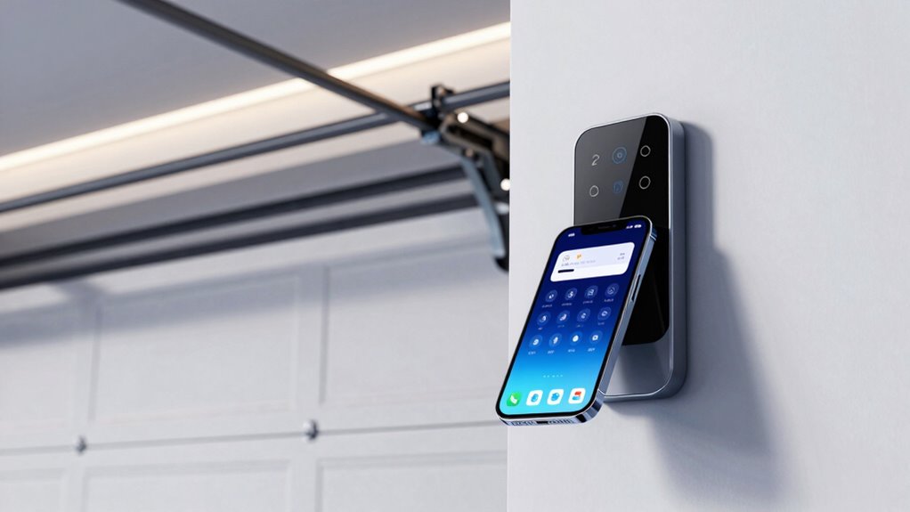 garage door remote access security