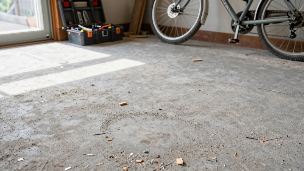 garage dust accumulation causes