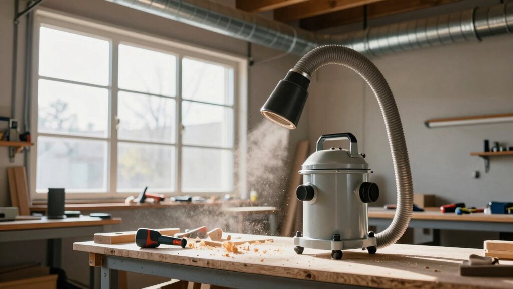 garage dust management system