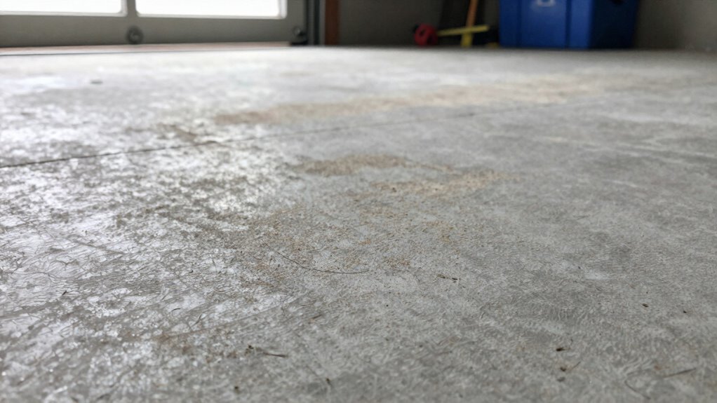 garage floor dust prevention