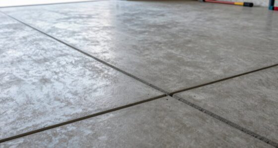 garage floor joint installation