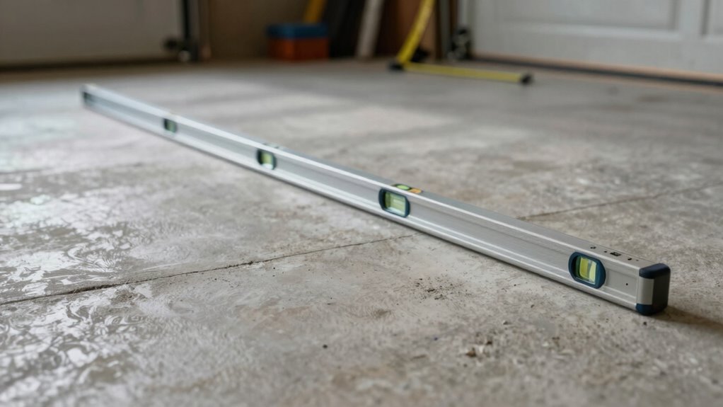 garage floor leveling tips