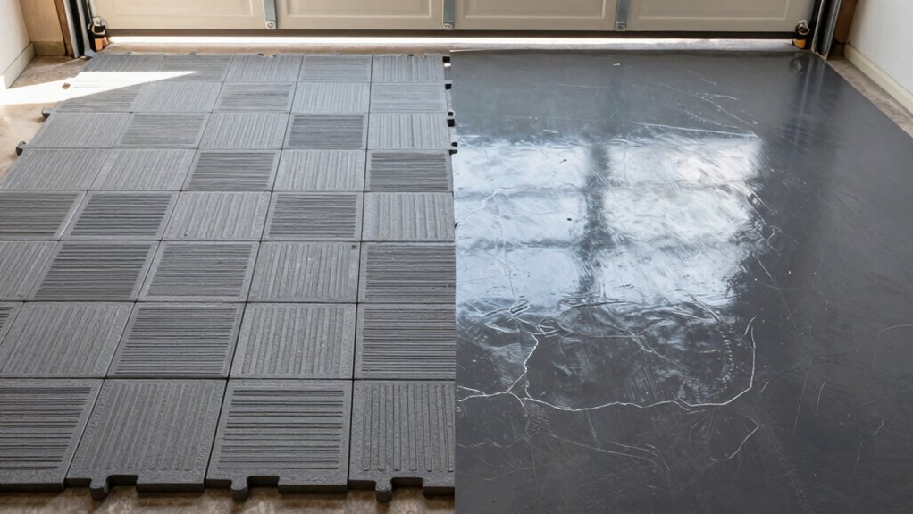 garage flooring cost comparison