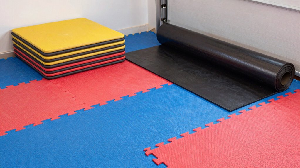 garage gym flooring options