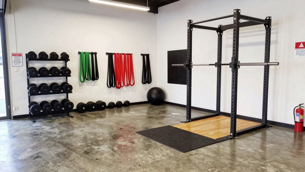 garage gym safety routines