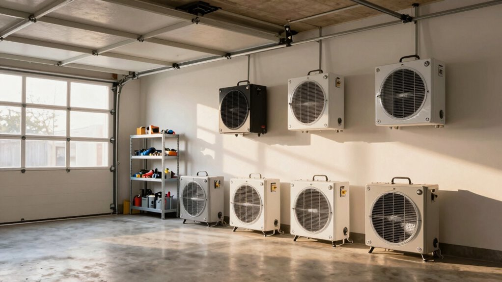 garage heater size considerations