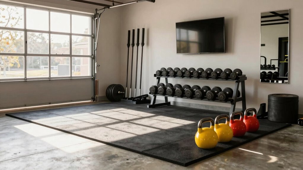 garage home gym comfort