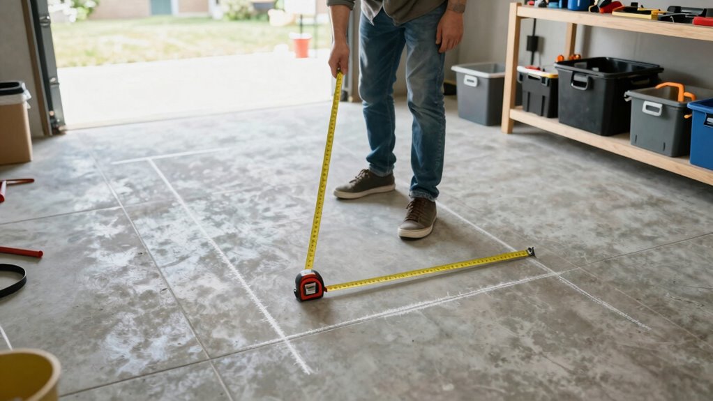garage layout and storage planning
