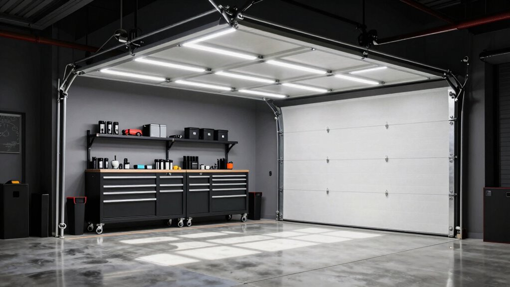 garage lighting considerations and planning