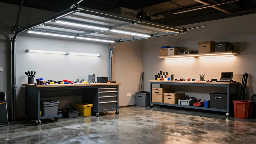 garage lighting for visibility