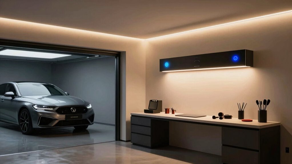 garage lighting scene options