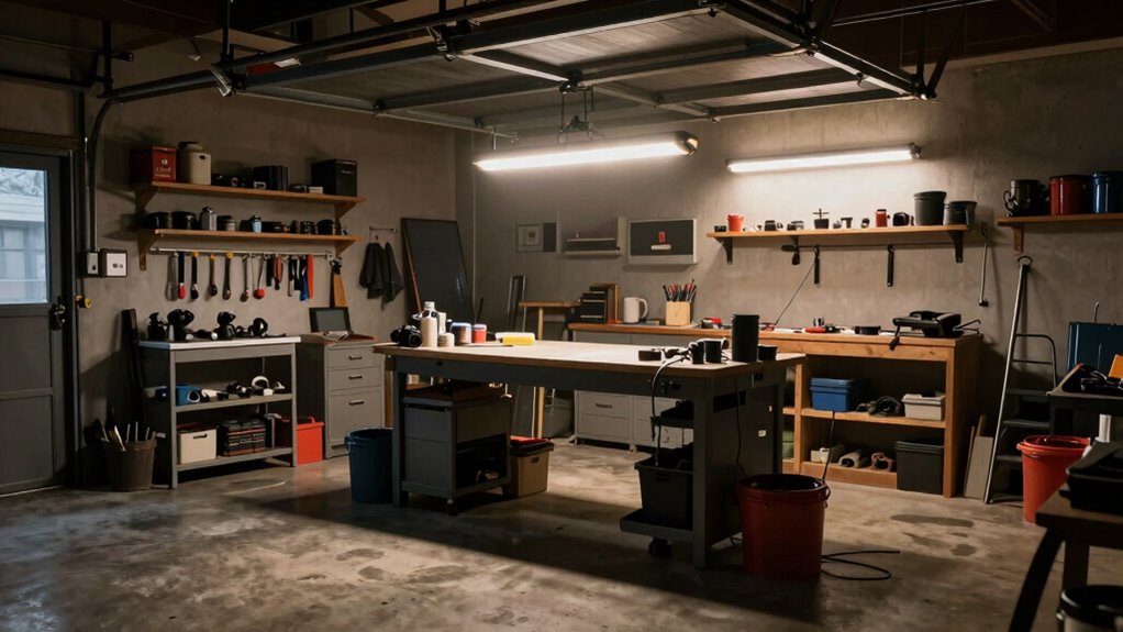 garage lighting zone optimization