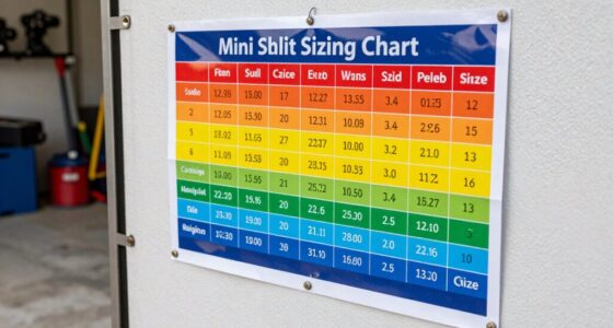 garage mini split sizing