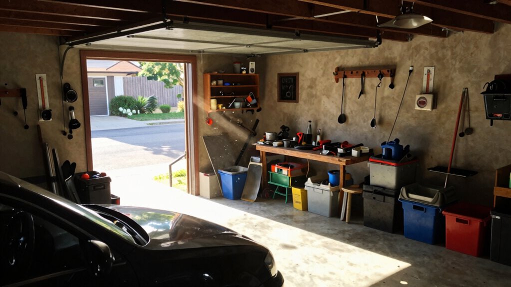 garage organization reduces heat