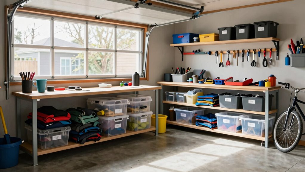 garage organization weekend plan