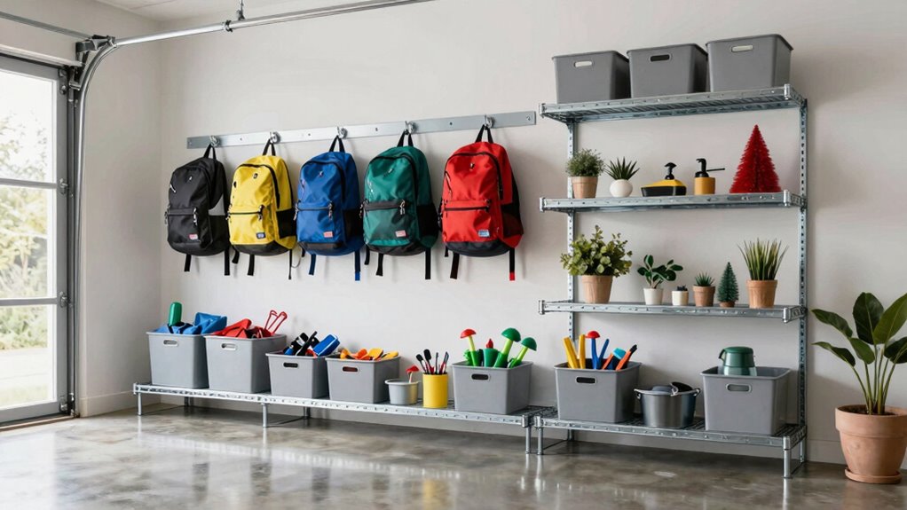 garage organization with storage