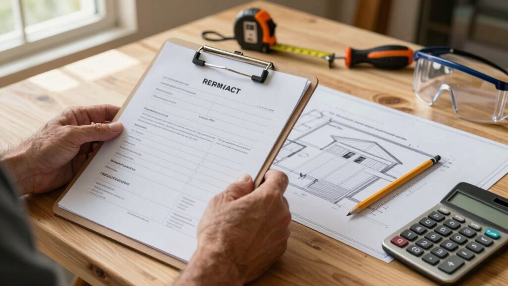 garage permit application process