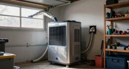 garage portable ac venting
