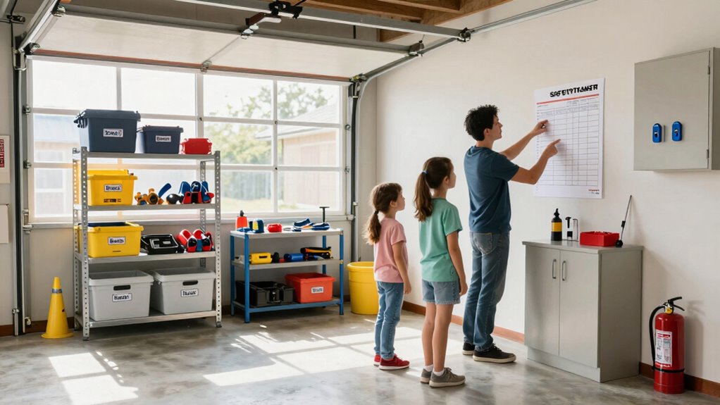 garage safety and organization