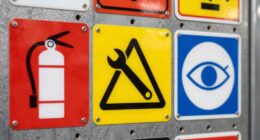 garage safety symbol meanings
