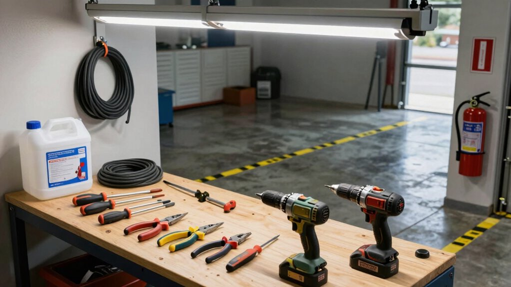 garage safety through organization