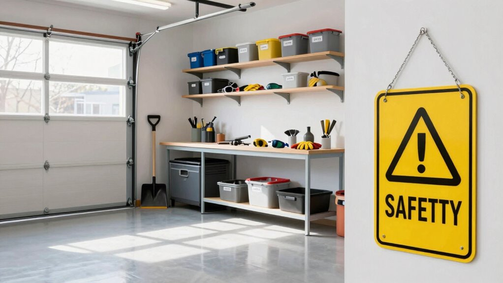 garage safety tips throughout seasons