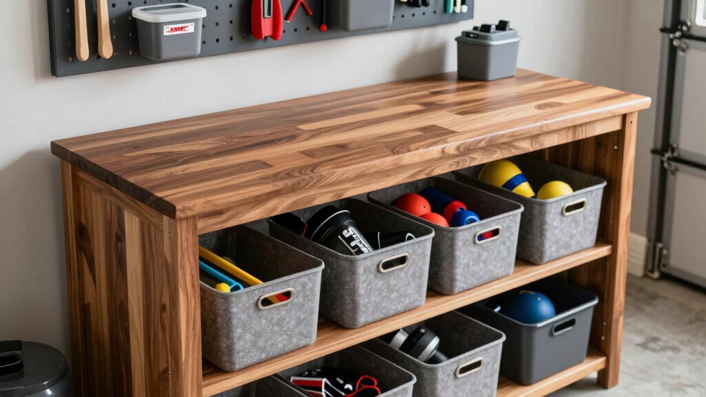 garage shelf material guide