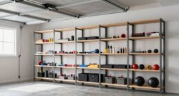 garage shelving for low ceilings