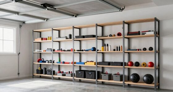 garage shelving for low ceilings