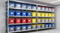 garage shelving for totes
