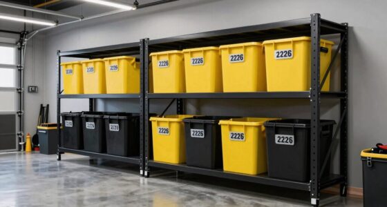 garage shelving for totes