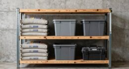 garage shelving weight capacity