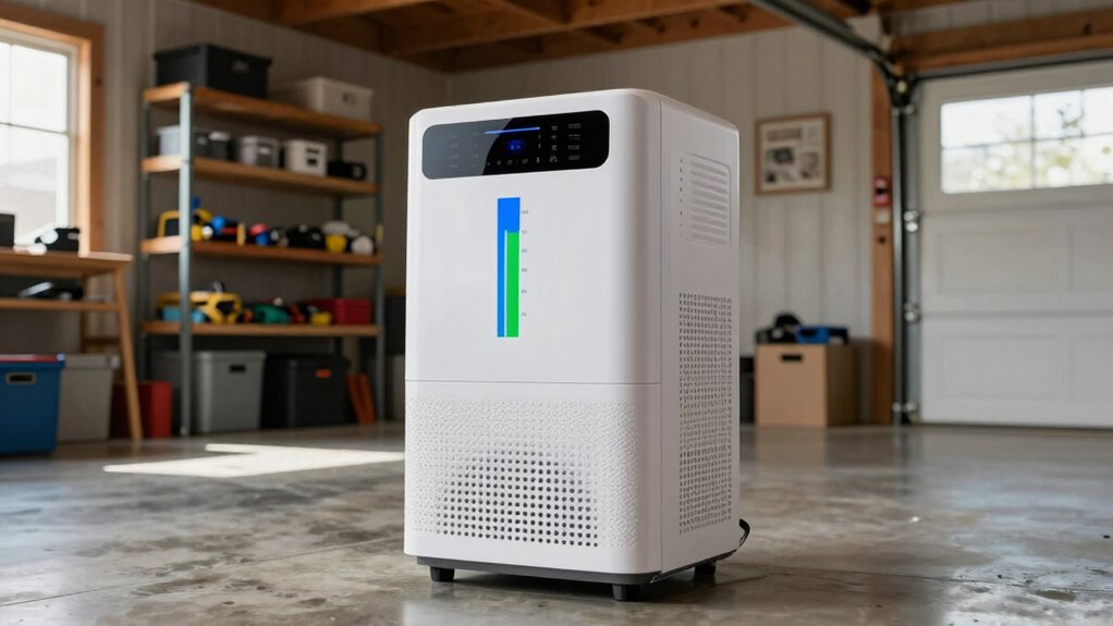 garage size and humidity control