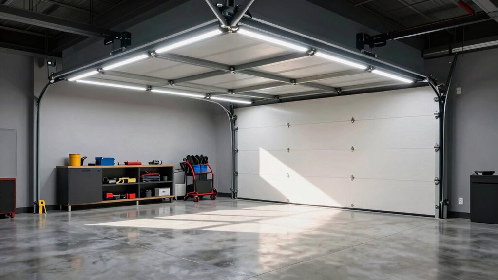 garage size determines lighting