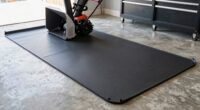garage snowblower containment mats