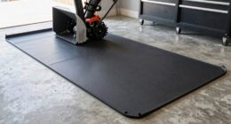 garage snowblower containment mats