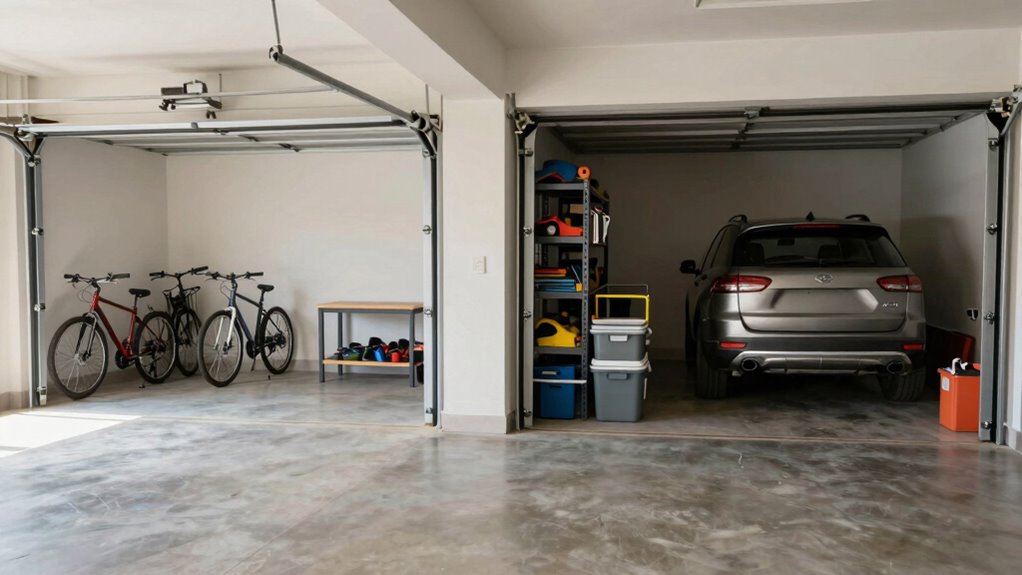 garage space door styles insulation