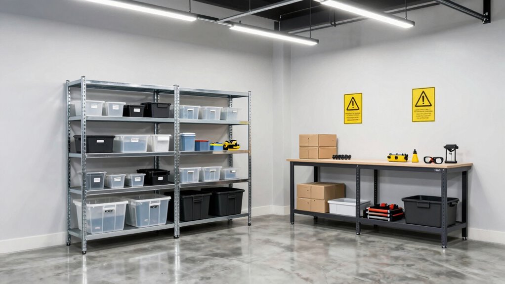 garage storage weight safety