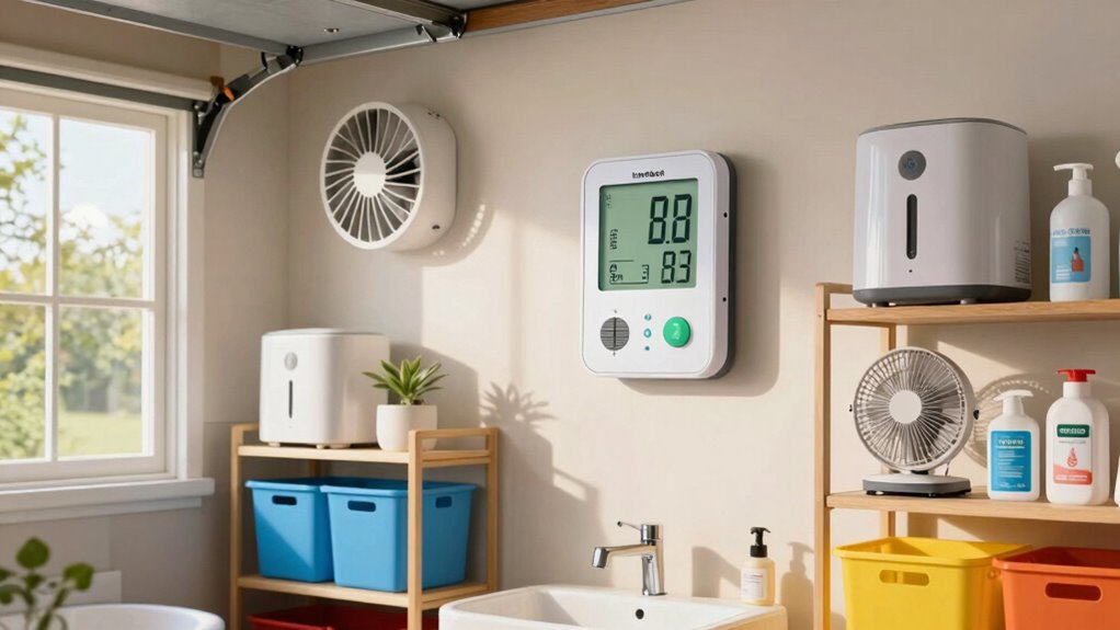 garage summer humidity management