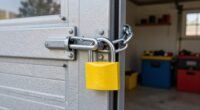 garage to house door security