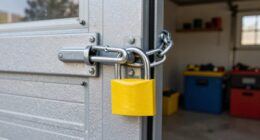 garage to house door security