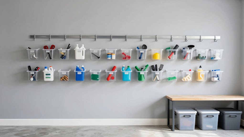 garage wall organization strategy
