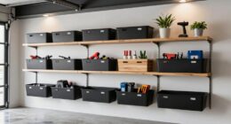 garage wall shelf options
