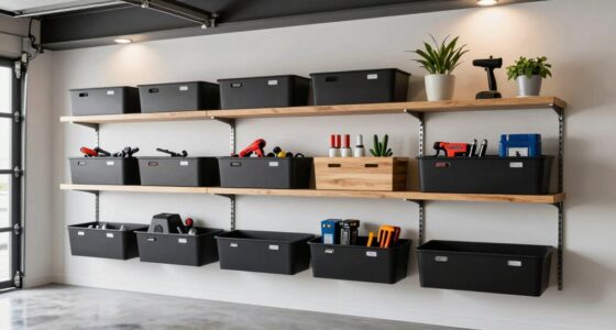 garage wall shelf options