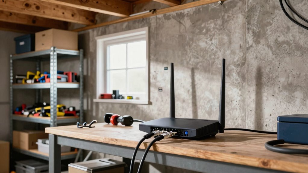 garage wi fi signal obstacles