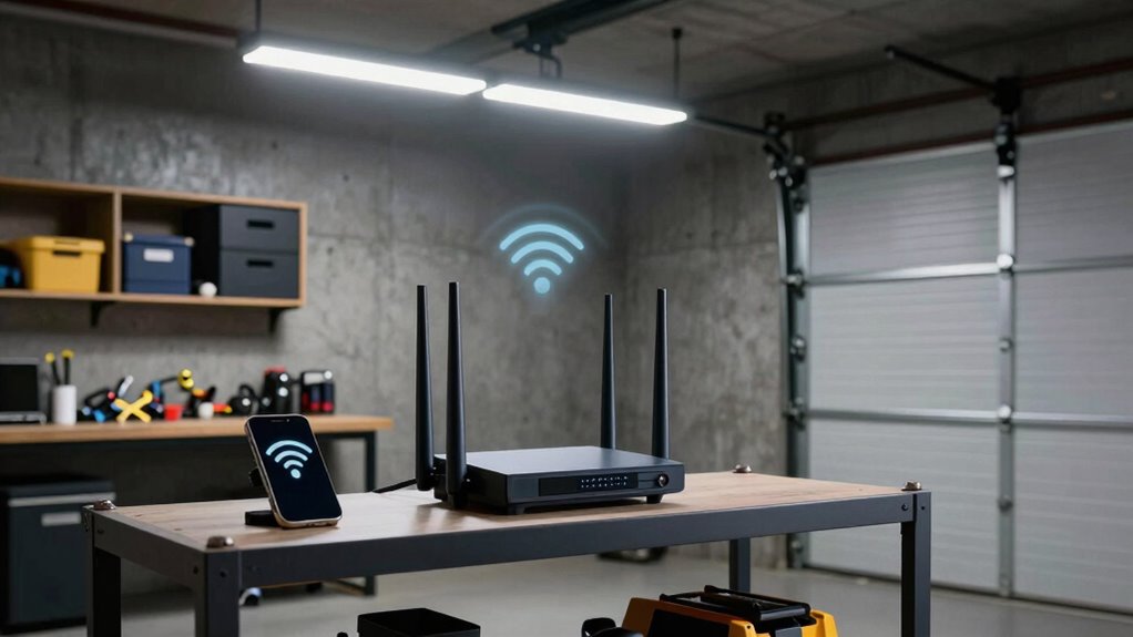 garage wi fi signal obstacles